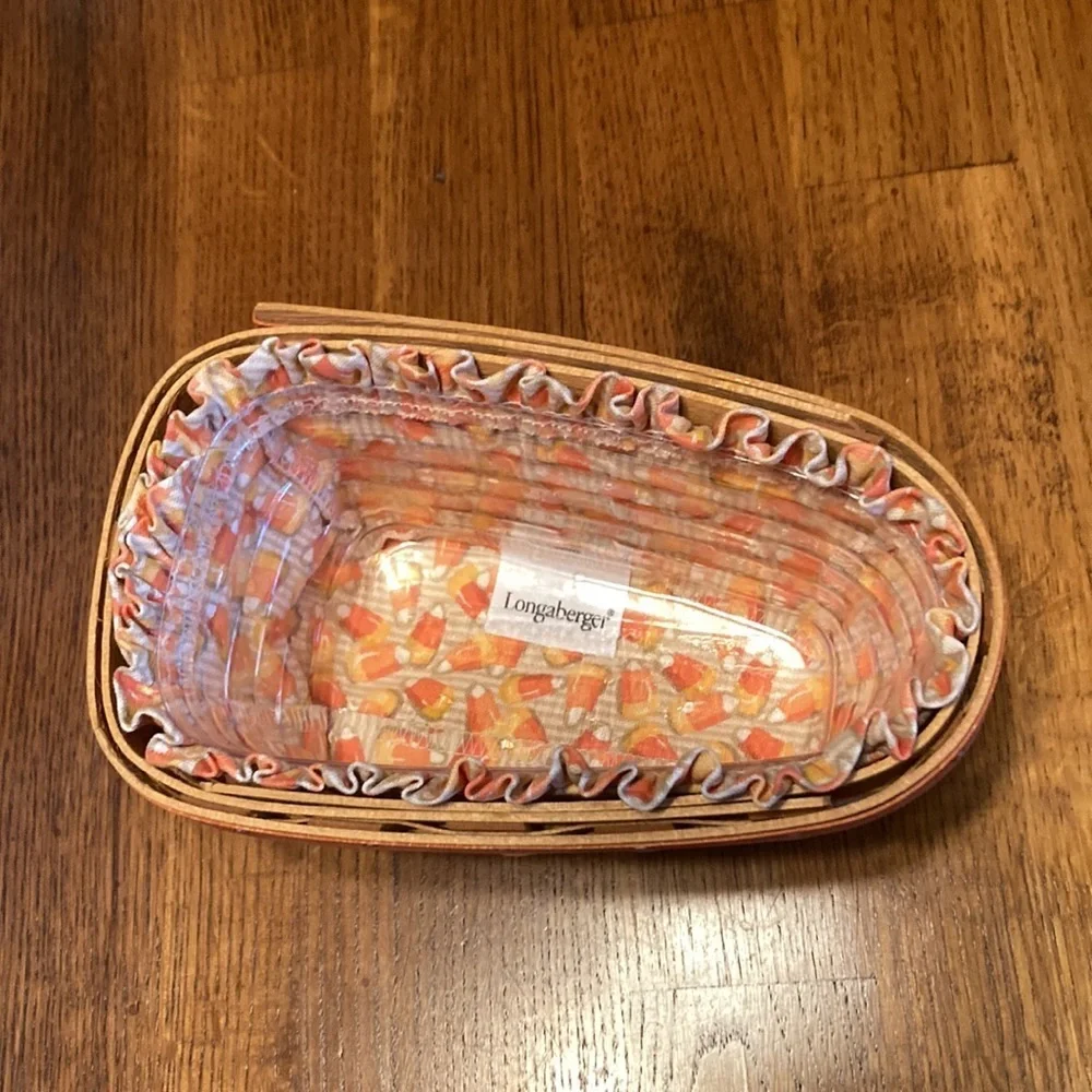 LONGABERGER 1999 Candy Corn Basket Combo